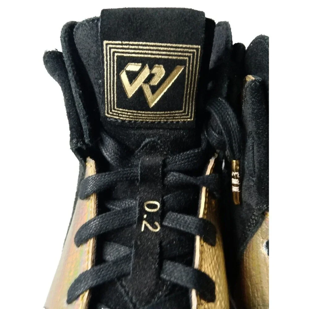 Nike Jordan Westbrook 0.2 E Shoes Size 8 Black & Metallic Gold